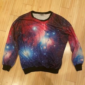 galaxy sweatshirt
